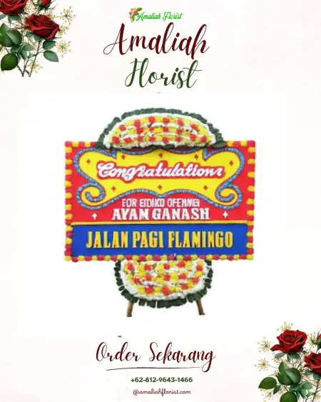 Sewa Papan Bunga Wakatobi